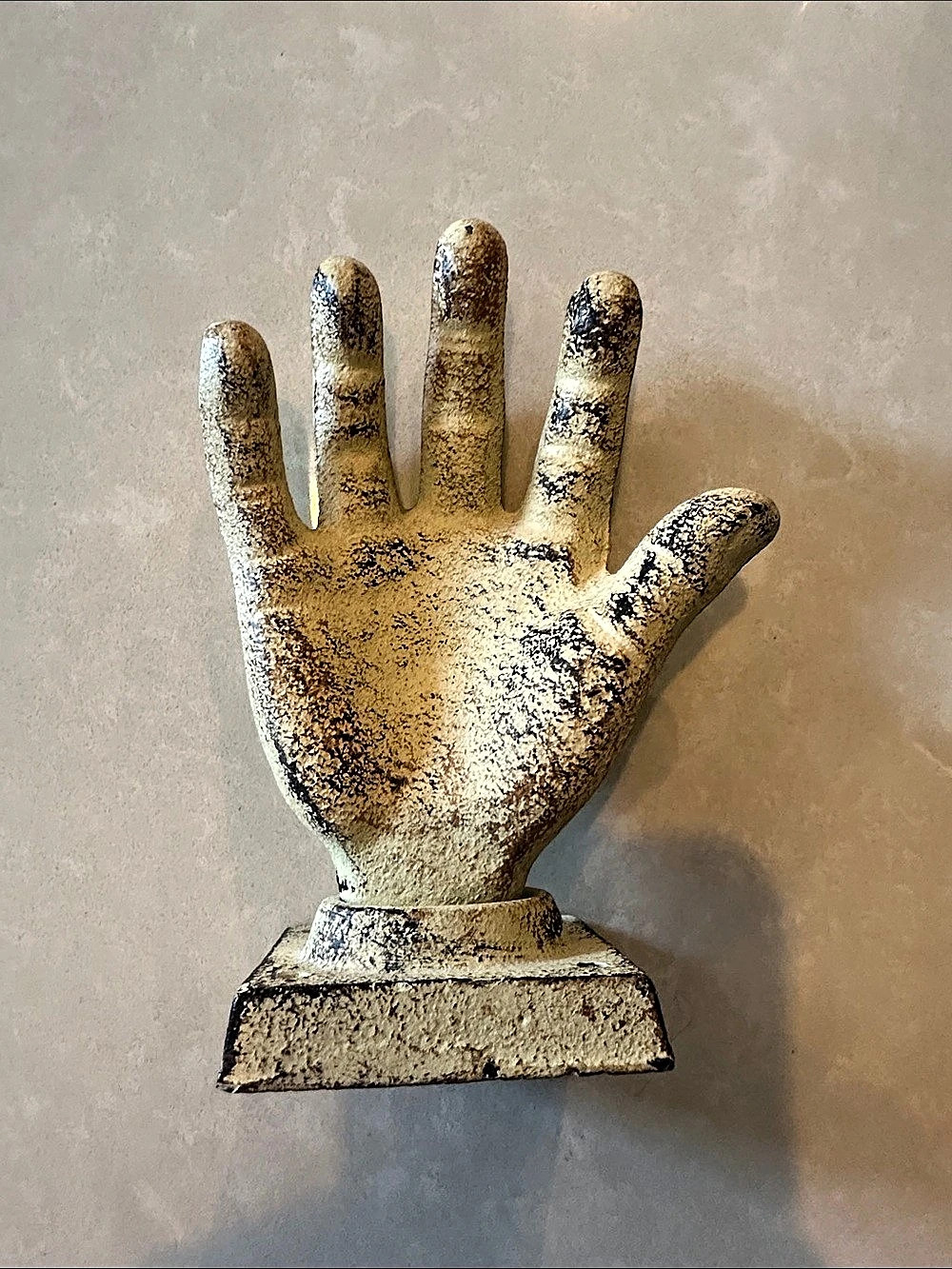 Cast hand - for holding jewelry